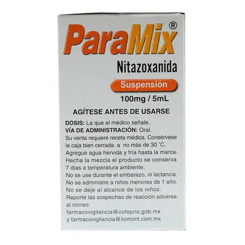 Paramix Paramix Suspensión 30 ml 0.6g – Para infecciones intestinales