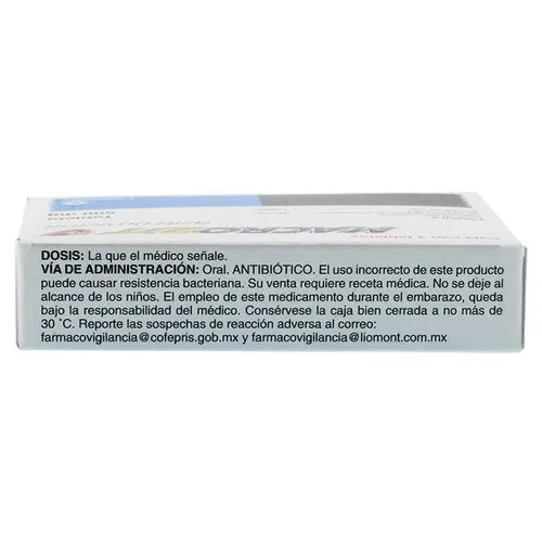 Macrozit G Azitromicina500 Mg Con 4 Tabletas