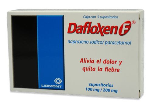 Comprar Dafloxen F 100/200 Mg Con 5 Supositorios