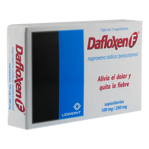 Dafloxen F 100/200 Mg Con 5 Supositorios