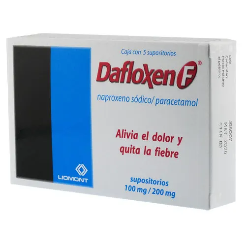 Dafloxen F 100/200 Mg Con 5 Supositorios