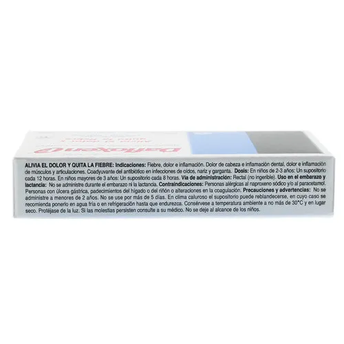 Dafloxen F 100/200 Mg Con 5 Supositorios