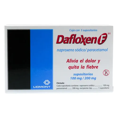 Dafloxen F 100/200 Mg Con 5 Supositorios