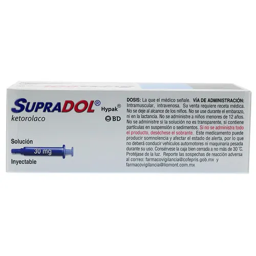 Supradol 30 Mg Con 3 Jeringas