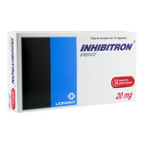 Inhibitron 20 Mg Con 14 Cápsulas
