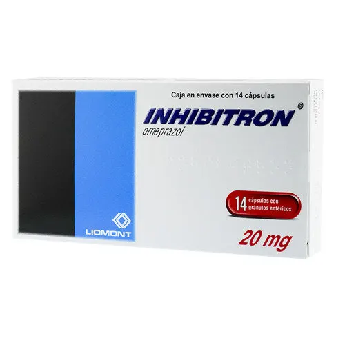 Inhibitron 20 Mg Con 14 Cápsulas