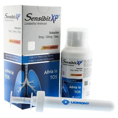 Sensibit Xp 5/30 Mg Solución Oral Sabor Durazno 120 Ml