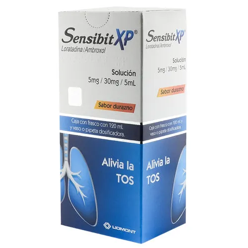 Sensibit Xp 5/30 Mg Solución Oral Sabor Durazno 120 Ml
