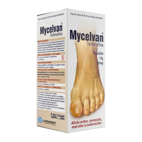Mycelvan 1% Solución En Spray 30 Ml