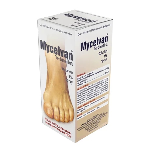 Mycelvan 1% Solución En Spray 30 Ml