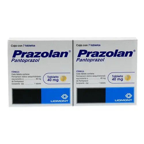 Prazolan 40 Mg Con 7 Tabletas Dual