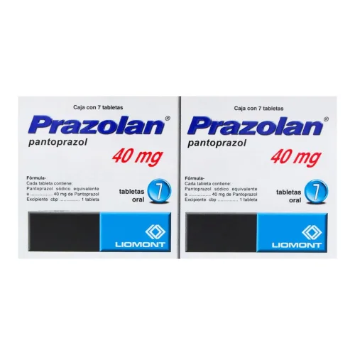 Prazolan 40 Mg Con 7 Tabletas Dual