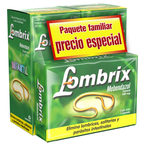 Lombriz 500 Mg Suspensión 30 Ml + Tableta Duopack