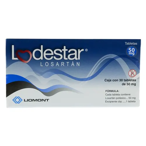 Lodestar 50 Mg Con 30 Tabletas