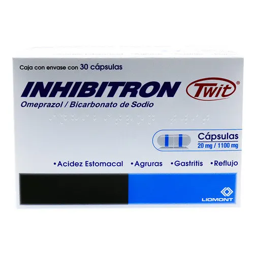Inhibitron Twit 20/1100 Mg Con 30 Cápsulas