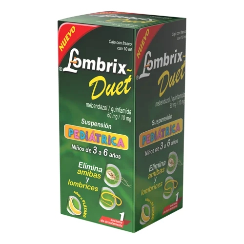 L-Ombrix Duet 60/10 Mg Suspensión Pediátrica 3 A 6 Años Sabor Plátano Con 10 Ml