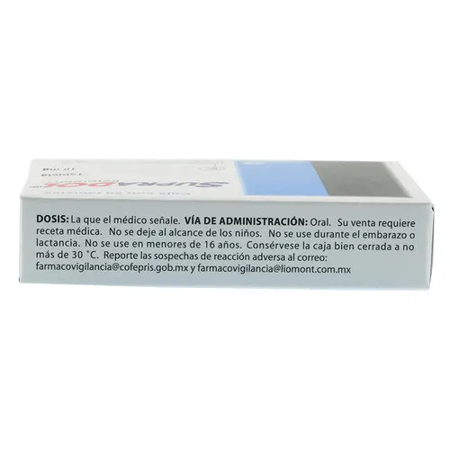 Supradol 10 Mg Con 20 Tabletas