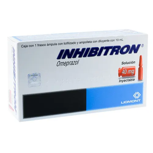 Inhibitron 40 Mg Solución Inyectable Frasco Con Ámpula 10 Ml