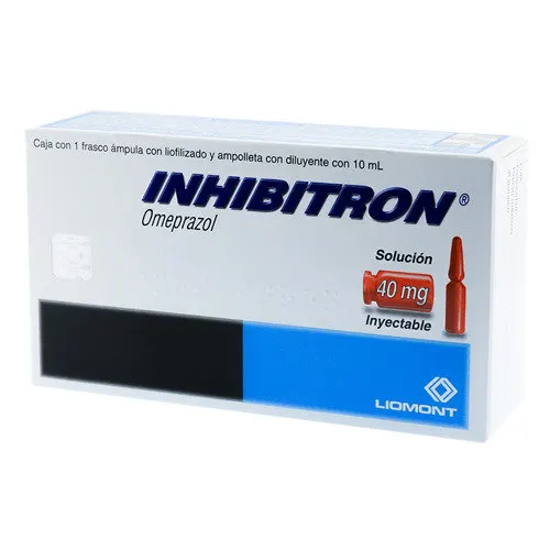 Inhibitron 40 Mg Solución Inyectable Frasco Con Ámpula 10 Ml