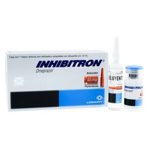 Inhibitron 40 Mg Solución Inyectable Frasco Con Ámpula 10 Ml