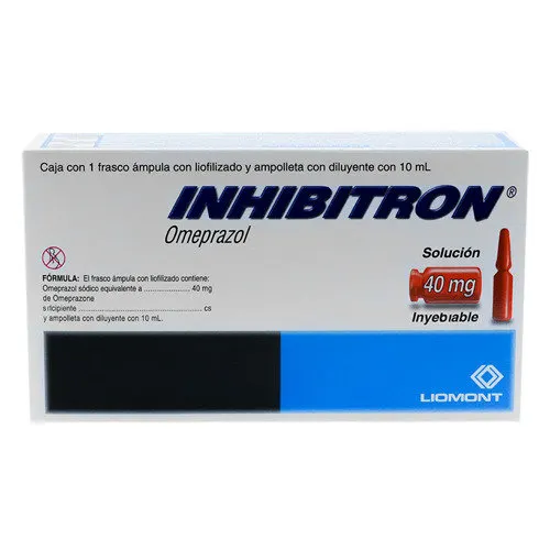 Inhibitron 40 Mg Solución Inyectable Frasco Con Ámpula 10 Ml