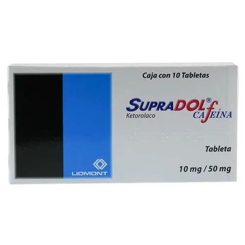 Supradol 10/50 Mg Con 10 Tabletas