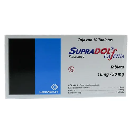 Supradol 10/50 Mg Con 10 Tabletas