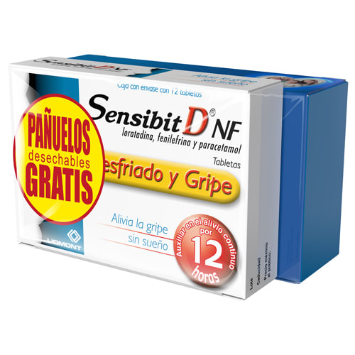 Sensibit D Nf 2.5/5/500 Mg Con 12 Tabletas
