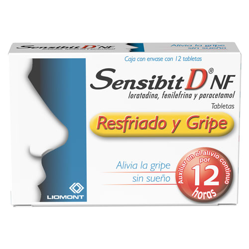 Sensibit D Nf 2.5/5/500 Mg Con 12 Tabletas