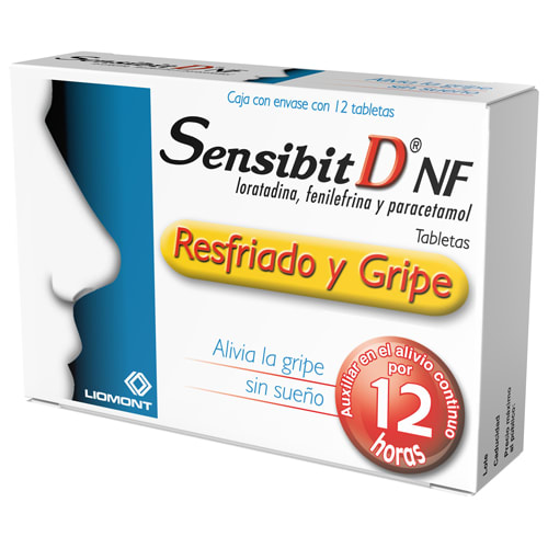 Sensibit D Nf 2.5/5/500 Mg Con 12 Tabletas