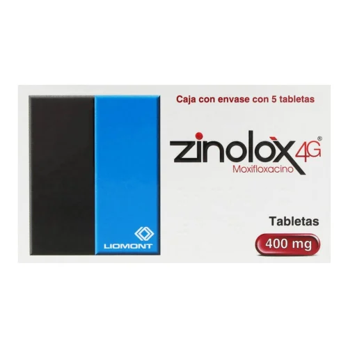 Comprar Zinolox 4G 400 Mg Con 5 Tabletas