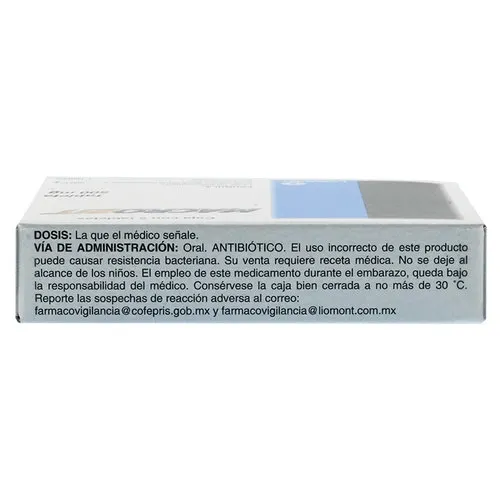 Macrozit Azitromicina 500 Mg Con 5 Tabletas
