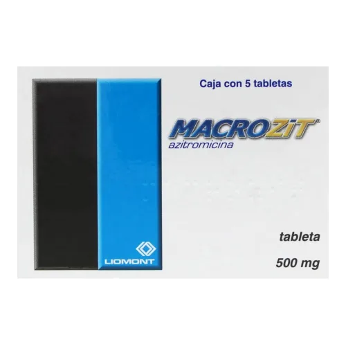 Comprar Macrozit 500 Mg Con 5 Tabletas