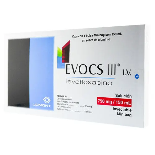 Evocs Iii Levofloxacino Iv Minibag 750 Mg Solución Inyectable 150 Ml