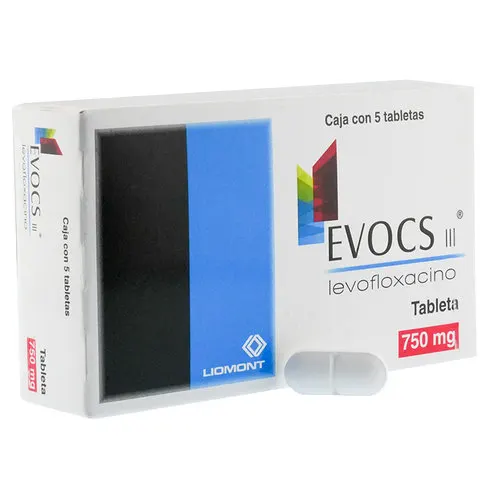 Evocs Iii Levofloxacino 750 Mg Con 5 Tabletas
