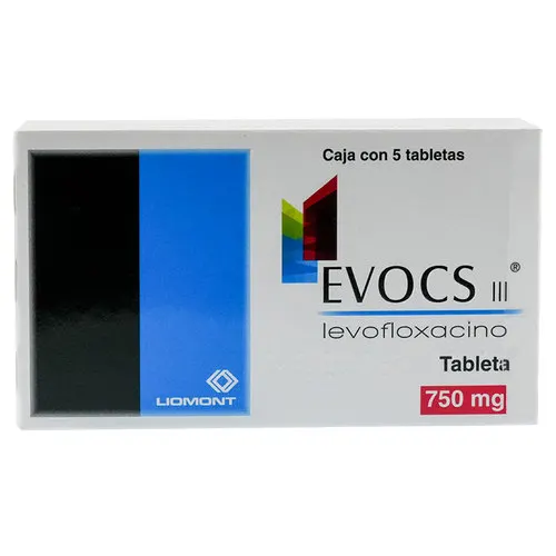 Evocs Iii Levofloxacino 750 Mg Con 5 Tabletas