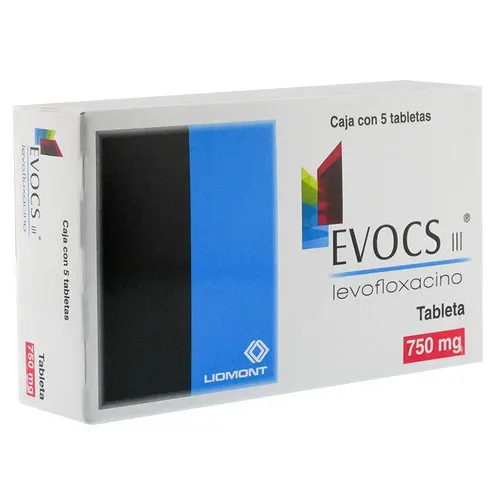 Evocs Iii Levofloxacino 750 Mg Con 5 Tabletas