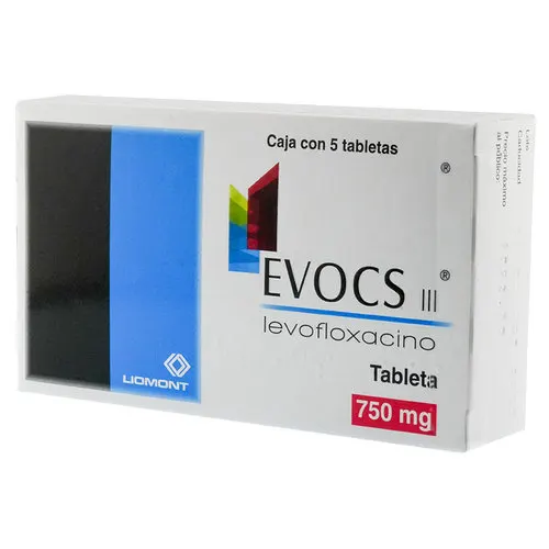 Evocs Iii Levofloxacino 750 Mg Con 5 Tabletas