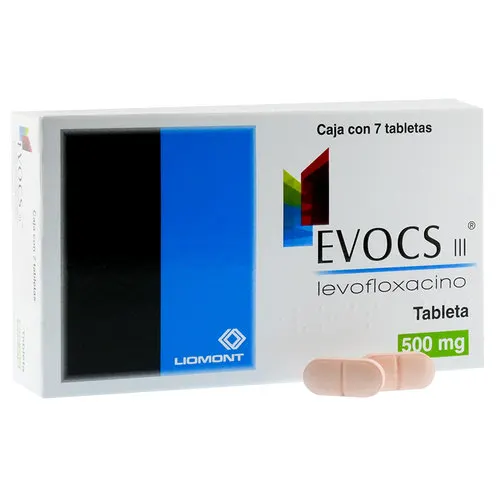 Evocs Iii Levofloxacino 500 Mg Con 7 Tabletas