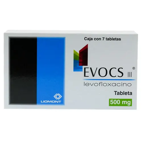 Evocs Iii Levofloxacino 500 Mg Con 7 Tabletas