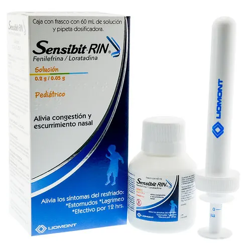 Sensibit Rin Pediatrico 0.2/0.05 G Con 60 Ml De Solución