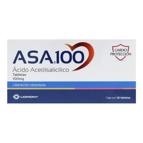 Comprar Asa 100 Mg Con 30 Tabletas