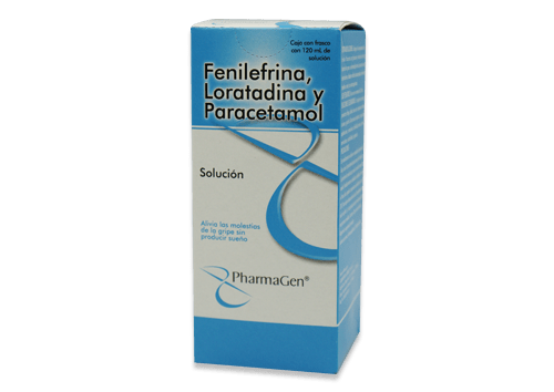 Comprar Fenilefrina, Loratadina Y Paracetamol 33.33/16.66 Mg/3.2 G Con 120 Ml De Solución