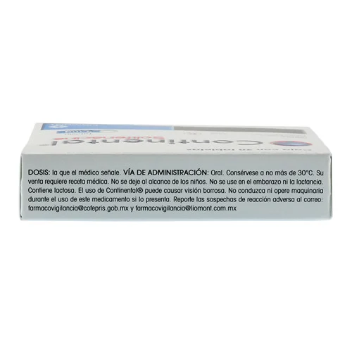 Continental 5 Mg Con 20 Tabletas