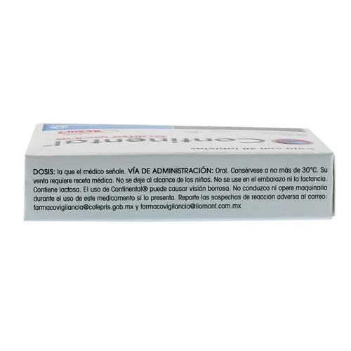 Continental 10 Mg Con 20 Tabletas
