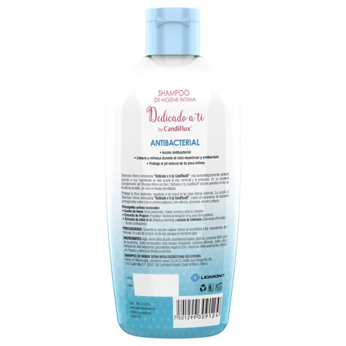 Candiflux Shampoo Higiene Íntima Antibacterial 250 Ml
