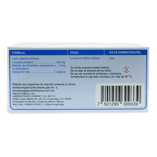 Lodestar-Duo 100/5 Mg Con 30 Cápsulas