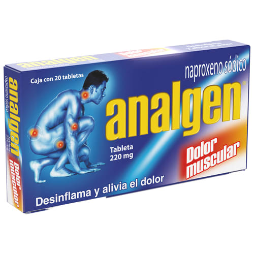 Analgen 220 Mg Con 20 Tabletas