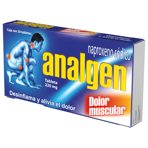 Analgen 220 Mg Con 20 Tabletas