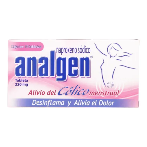 Comprar Analgen Cólicos 220 Mg Con 10 Tabletas